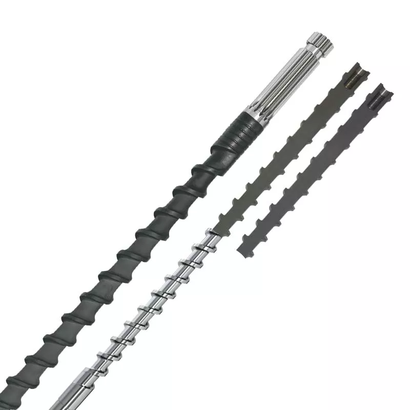 Fully coated screw